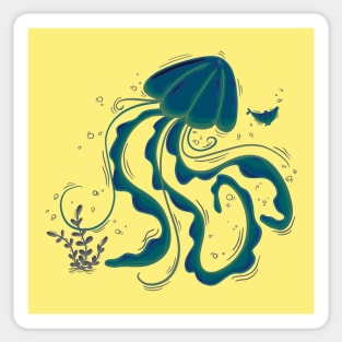 Jellyfish summer life Sticker